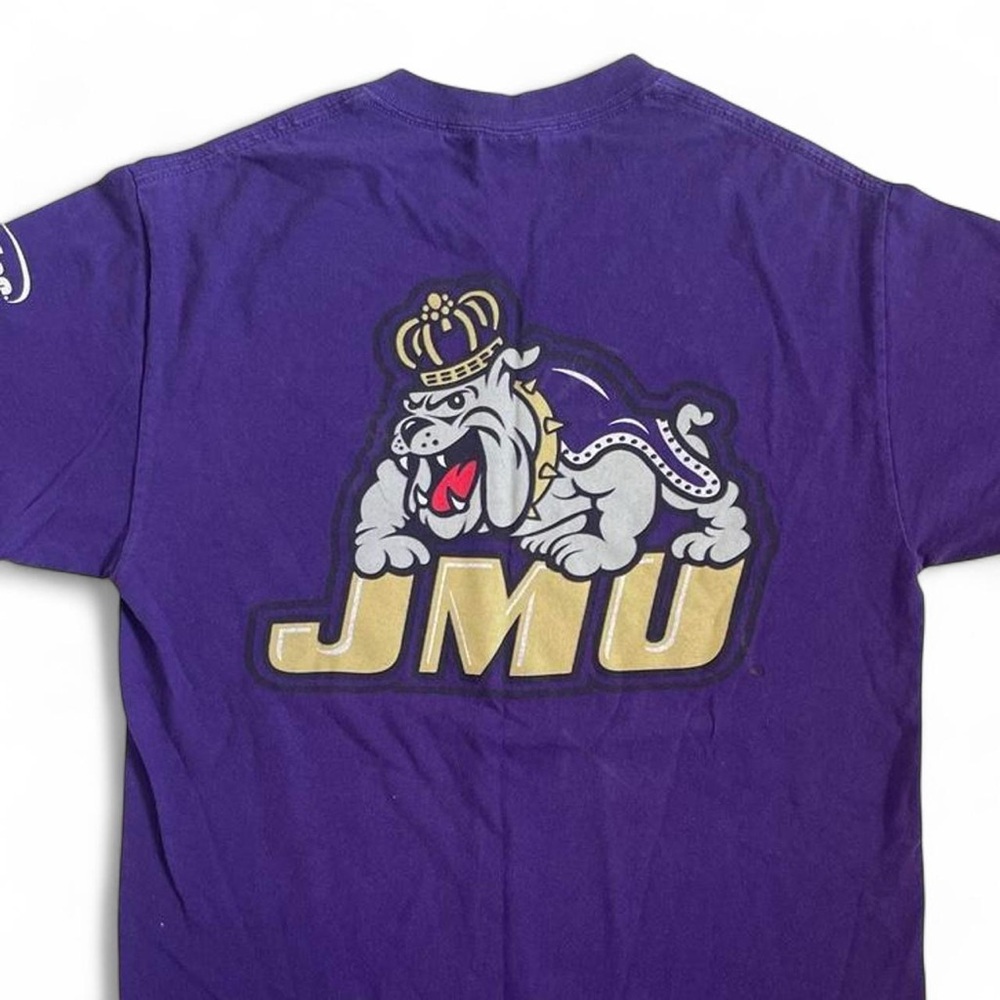 Mens James Madison University 
Purple Power T-Shirt Small